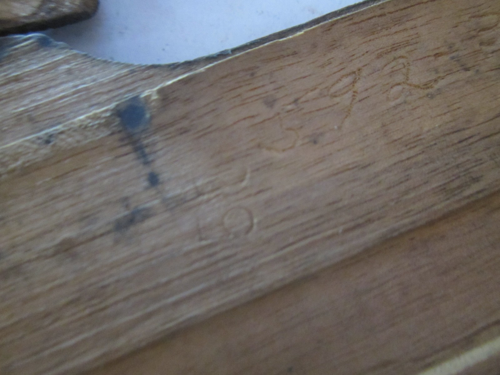 WWII WW2 Luger Mauser P08 SET OF Wooden Wood Grip 135 Proof Marked WITH A 55