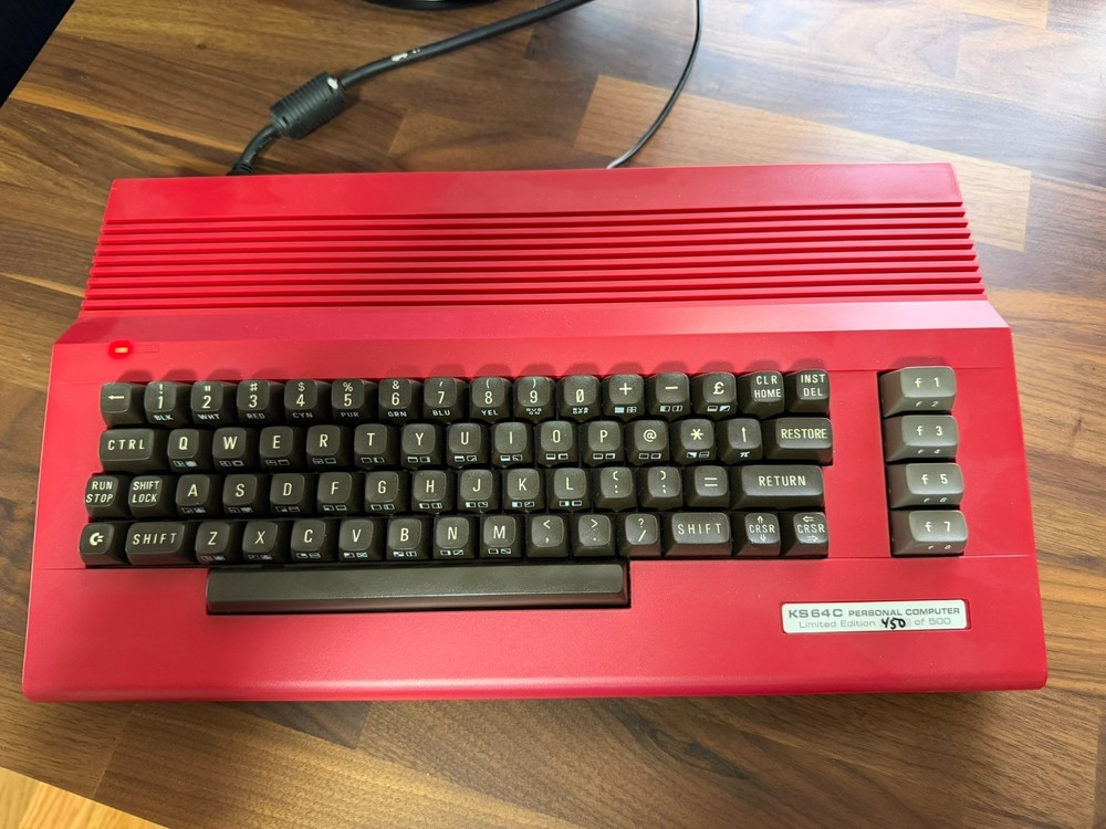 ** Commodore 64C Raspberry Pi Project Red Kickstarter Keyrah