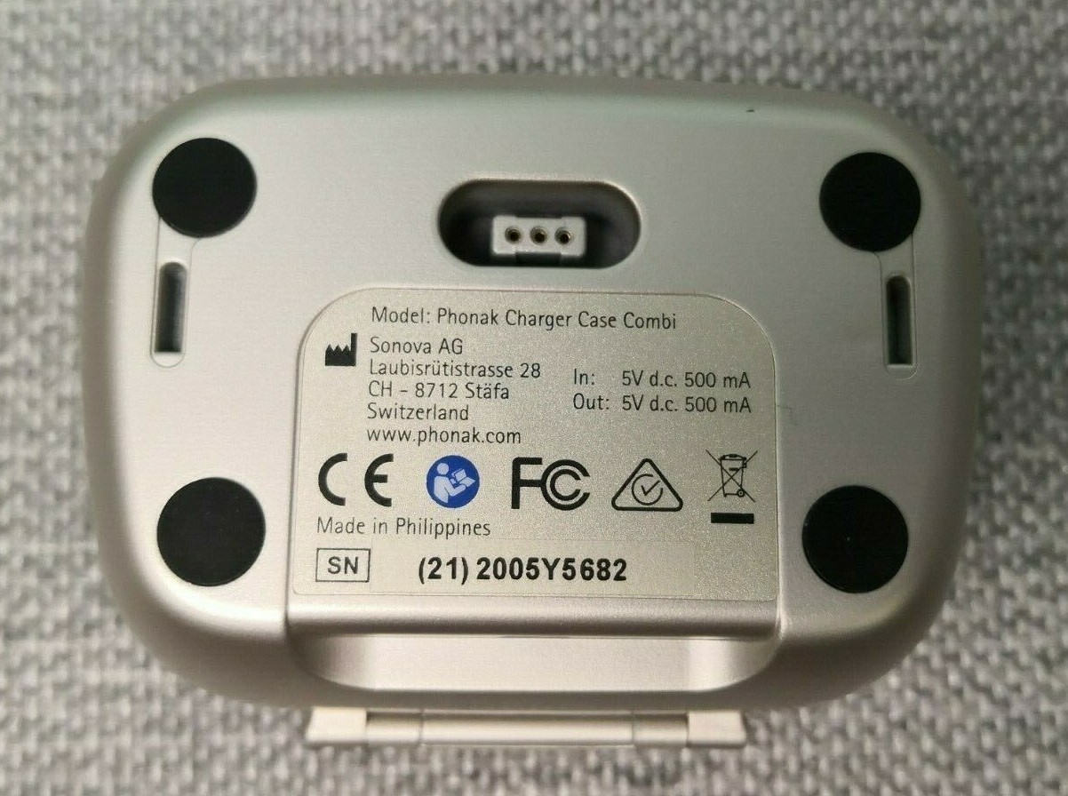 Phonak Charger Case Combi W/ Phonak Power Pack & Charger