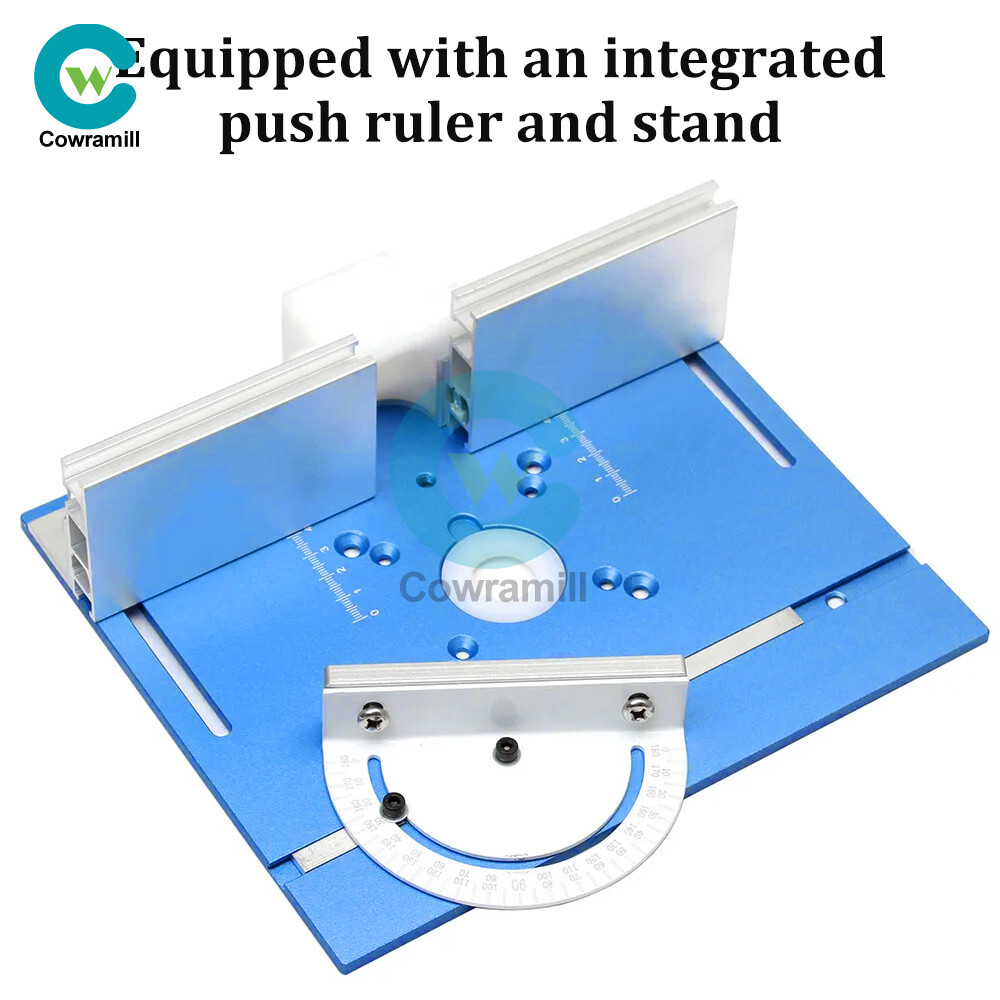 Electric Router Table Insert Milling Flip Plate Durable Wood Working Benche