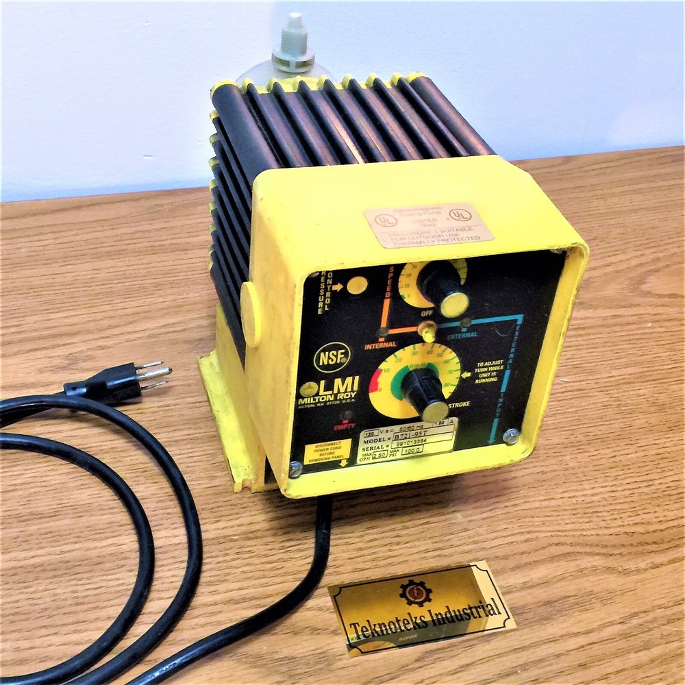 LMI MILTON ROY B721-95T ELECTROMAGNETIC DOSING PUMP