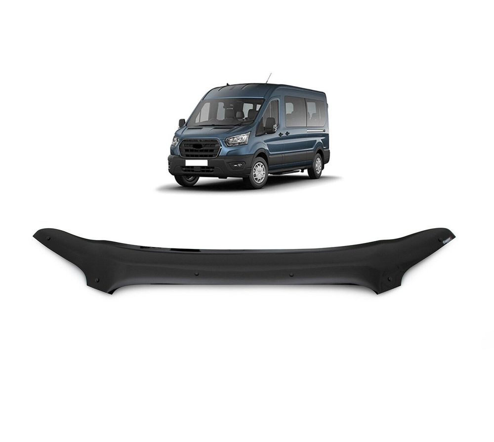 Hood Deflector Guard | Front Bug Shield Compatible for Ford Transit 2019-2024