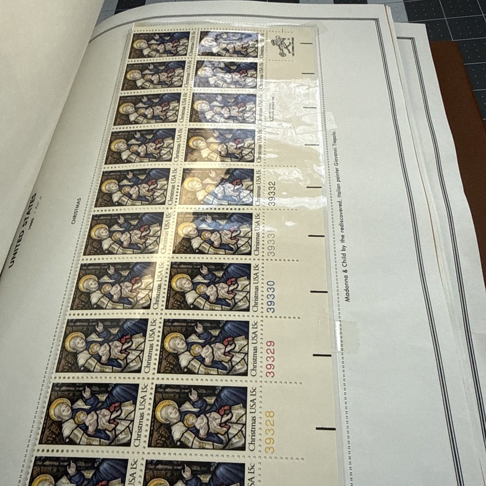 Harris Liberty US Plate Block Album