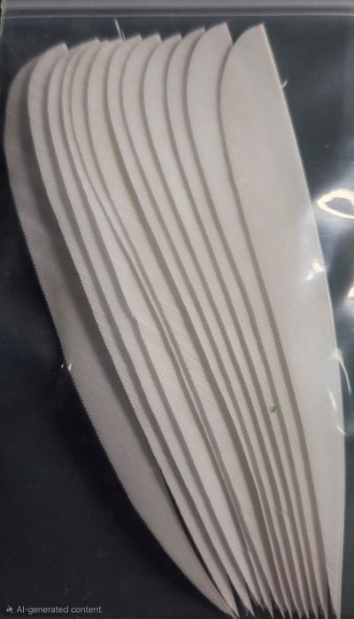 Trueflight Feathers "5" Parabolic LW or RW Dozen Count