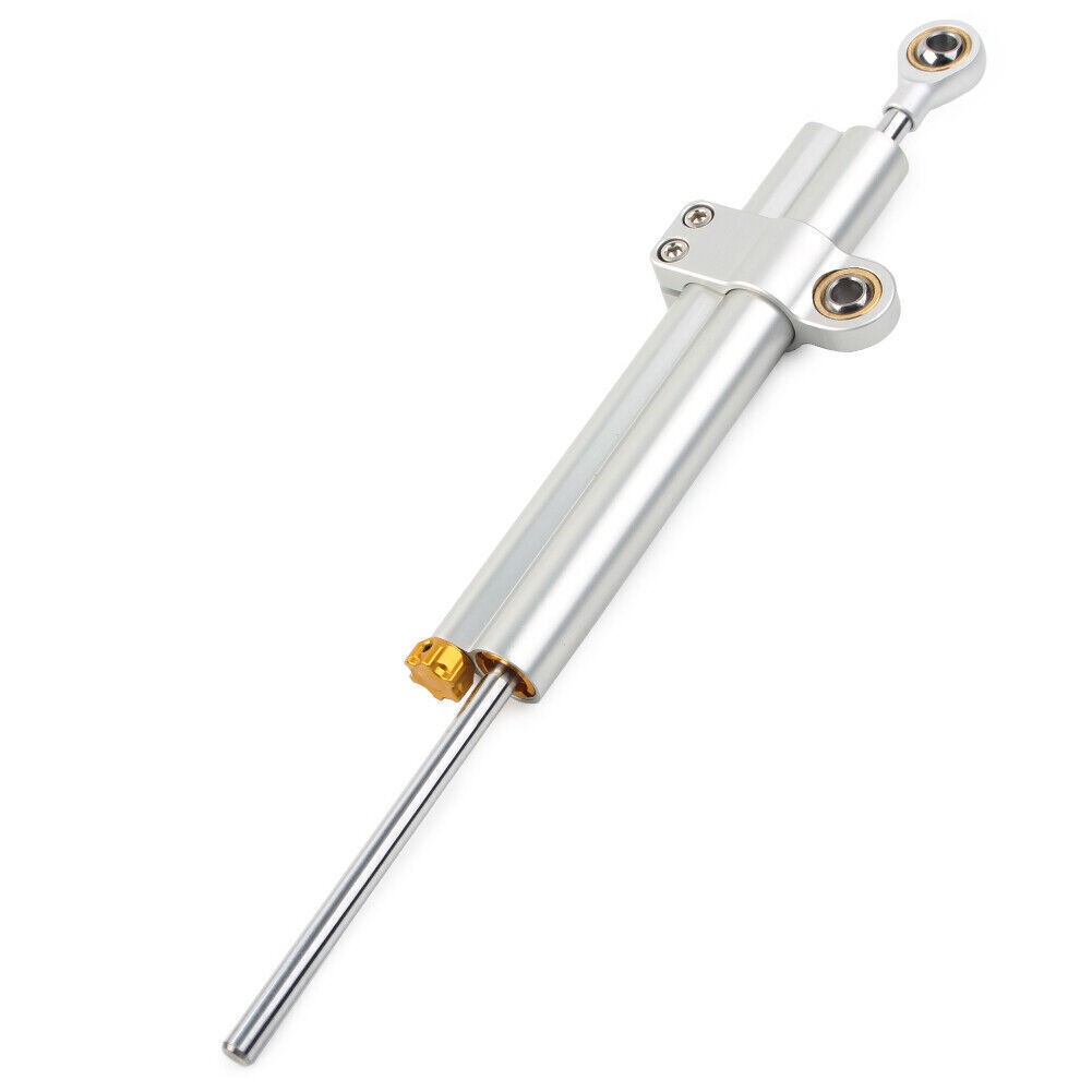 2024 Long Style Silver Steering Damper Stabilizer For Suzuki GSXR600 GSXR750