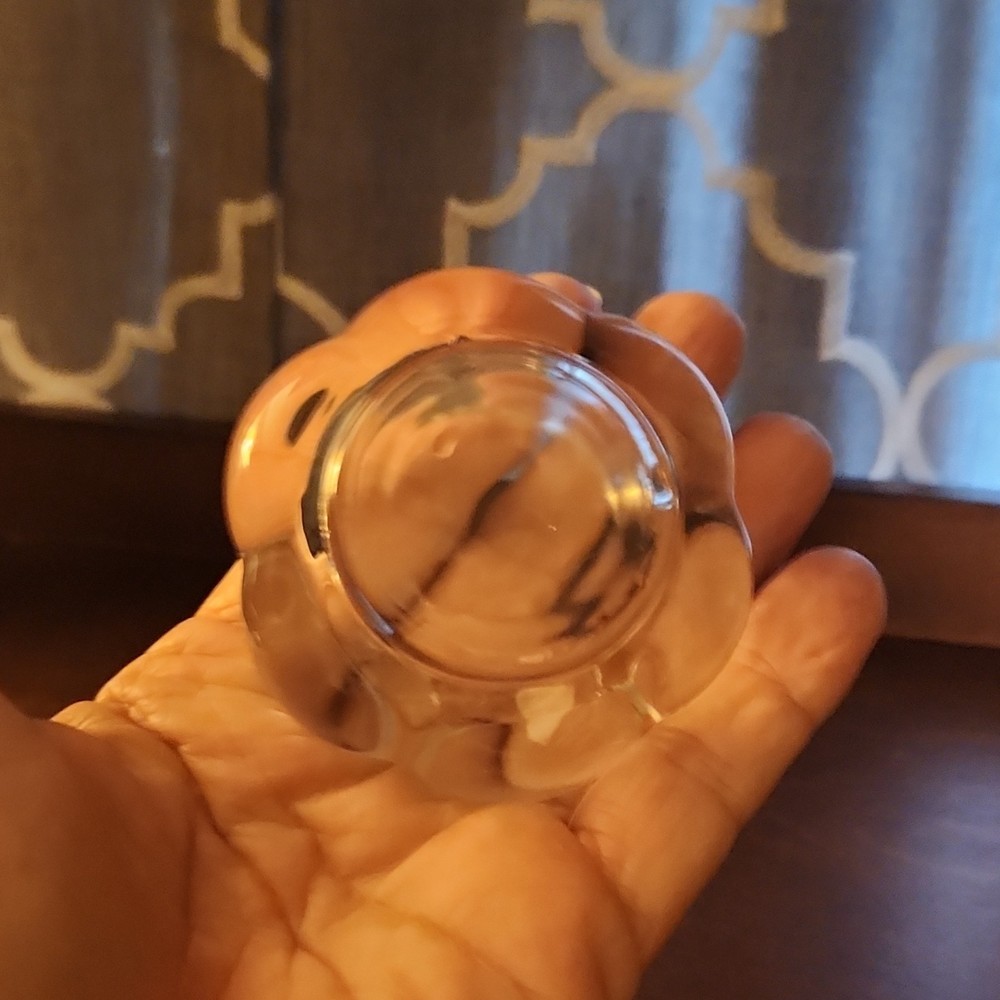 Clear Glass votive candle holder