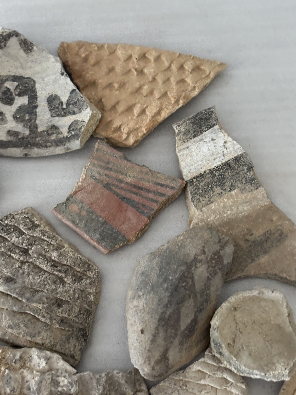 Ancient Anasazi Native American Pottery Shards 1” - 4” Arizona L6-E FREE SHIP