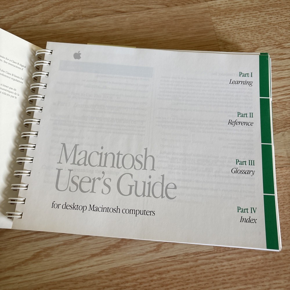 Macintosh II si Getting Started Package with System Disks, User Guide