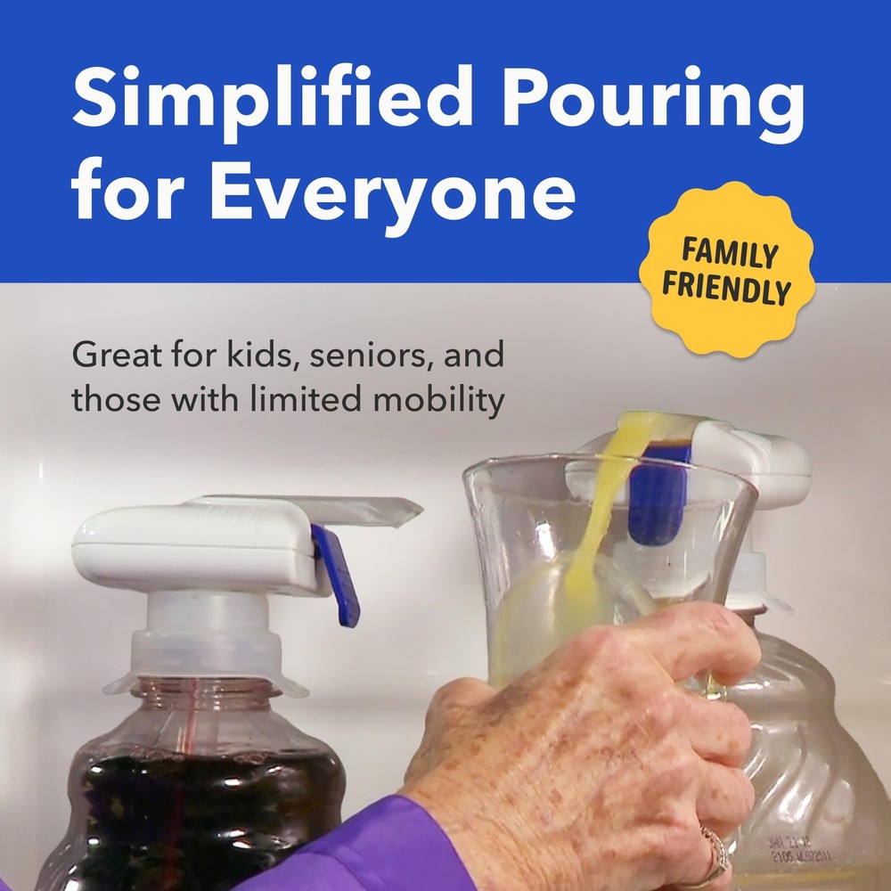 Automatic Drink Dispenser - Hands-Free Beverage Dispenser for Fridge - Perfec...