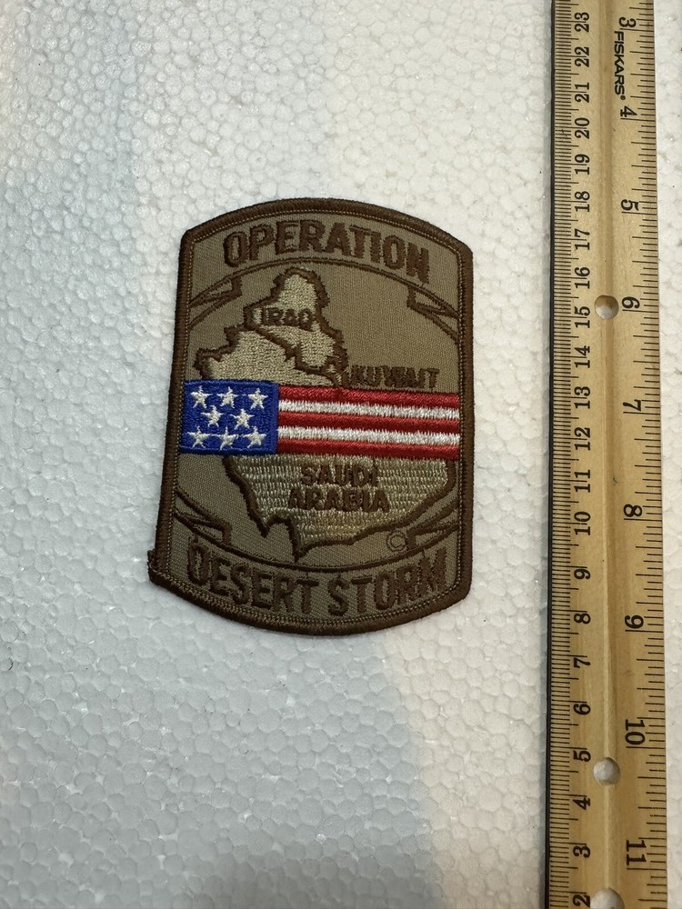 US Army Operation Desert Storm 4" Square Patch