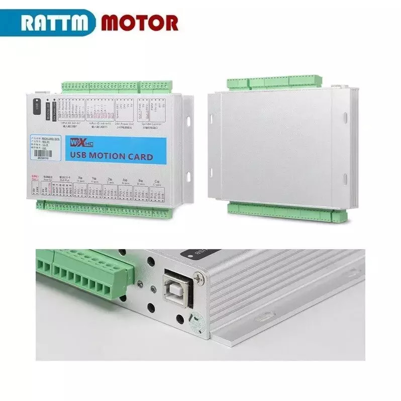 3 /4 /6 Axis USB Mach4 CNC Motion Controller Card Milling Machine Breakout Board