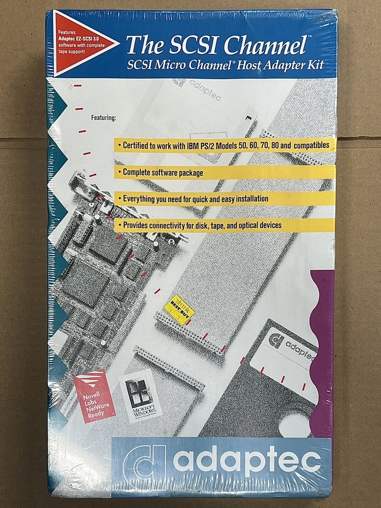 AHA-1640 | ADAPTEC MICROCHANNEL SCSI KIT ** NEW OPEN BOX **