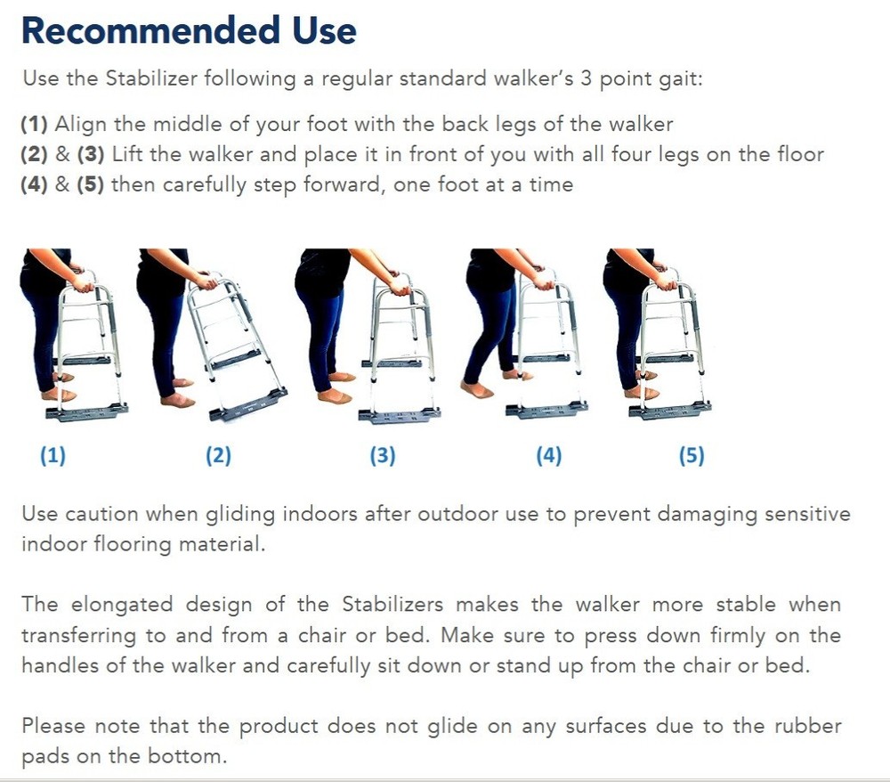 STABILIZED STEPS WALKER PLATFORM ATTACHMENT CONVERSION KIT