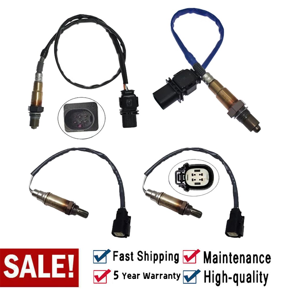 4PCS Oxygen O2 Sensor Upstream+Downstream For 2012-2014 Ford Expedition 5.4L
