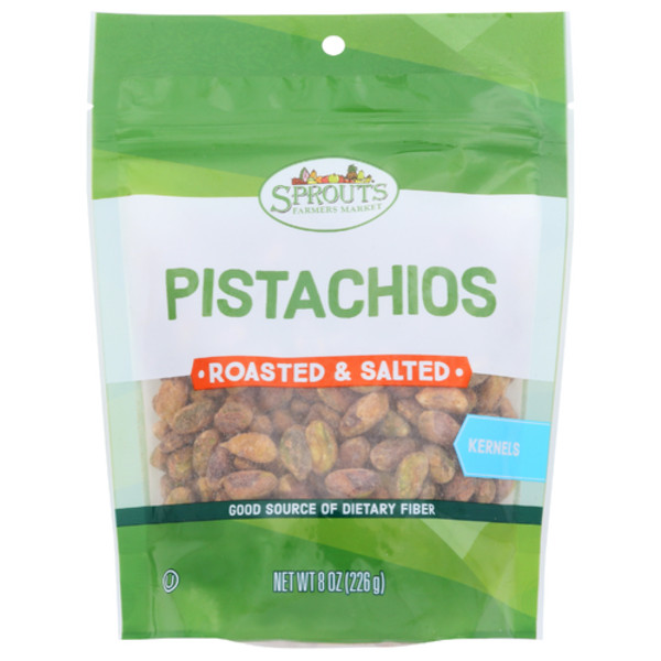 2 Pack - Sprouts Roasted Salted Pistachio Kernels 8 oz