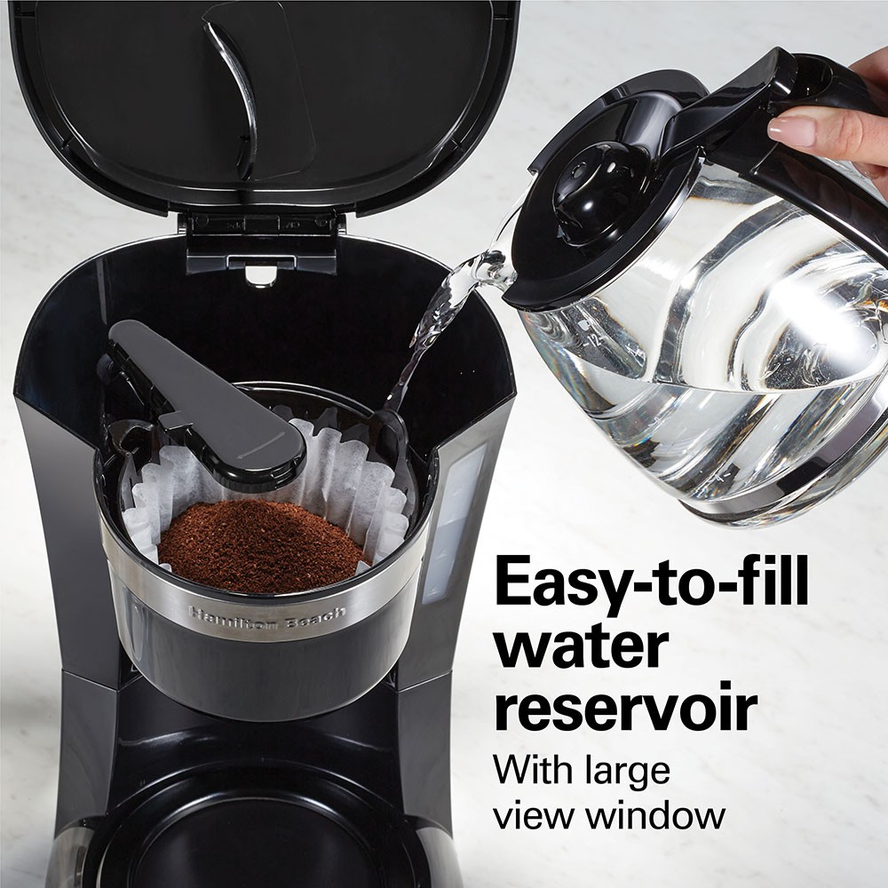 Hamilton Beach Easy Brew 12-Cup Switch Electric Coffee Maker w/Auto Pause 49633