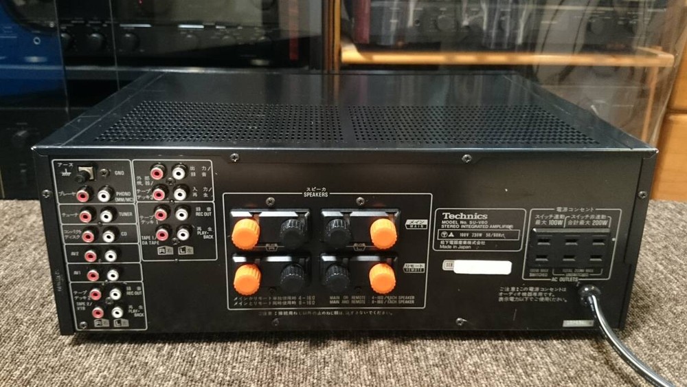 Technics SU-V80 Stereo Integrated Amplifier Class AA Transformer Tested JP JN02