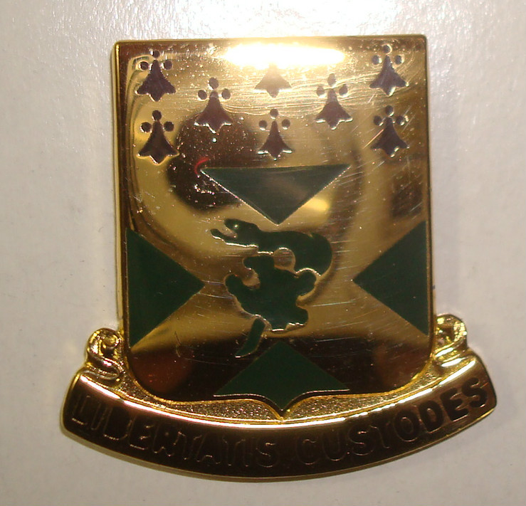 UNIT CREST,DI, 201ST ENGINEER BATTALION  S-38 Hall Mark