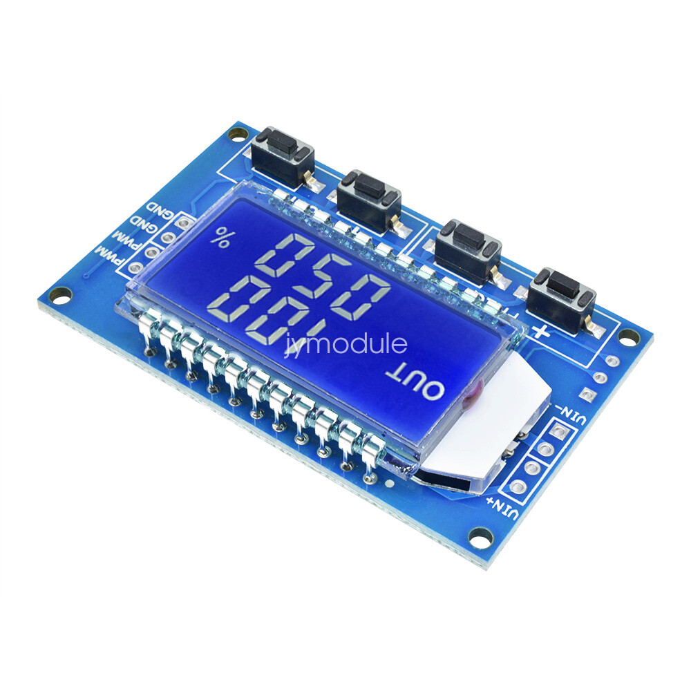 10X 3 Way LCD Adjustable Signal Generator PWM Pulse Wave Frequency Cycle Module-