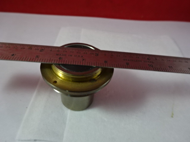MICROSCOPE PART CONVERGING LENS CAMERA ADAPTOR UNKNOWN OPTICS AS IS &55R-A-06