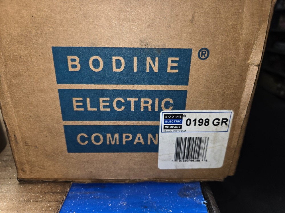 BODINE PARALLEL SHAFT DC GEARMOTOR 0198GR