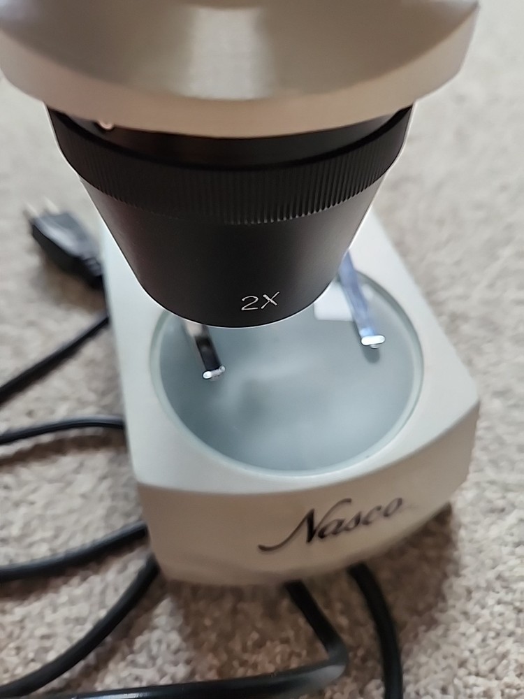 Nasco Stero Tri Power Microscope Top Bottom Lighting