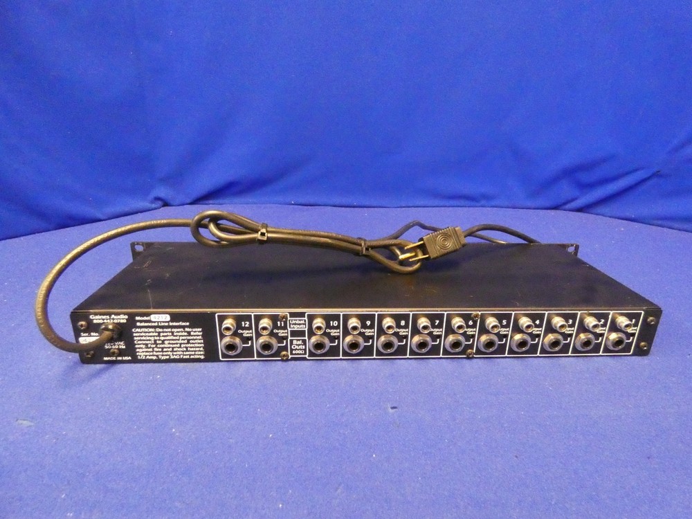 Gaines Audio Model 4212 Balanced Line Interface
