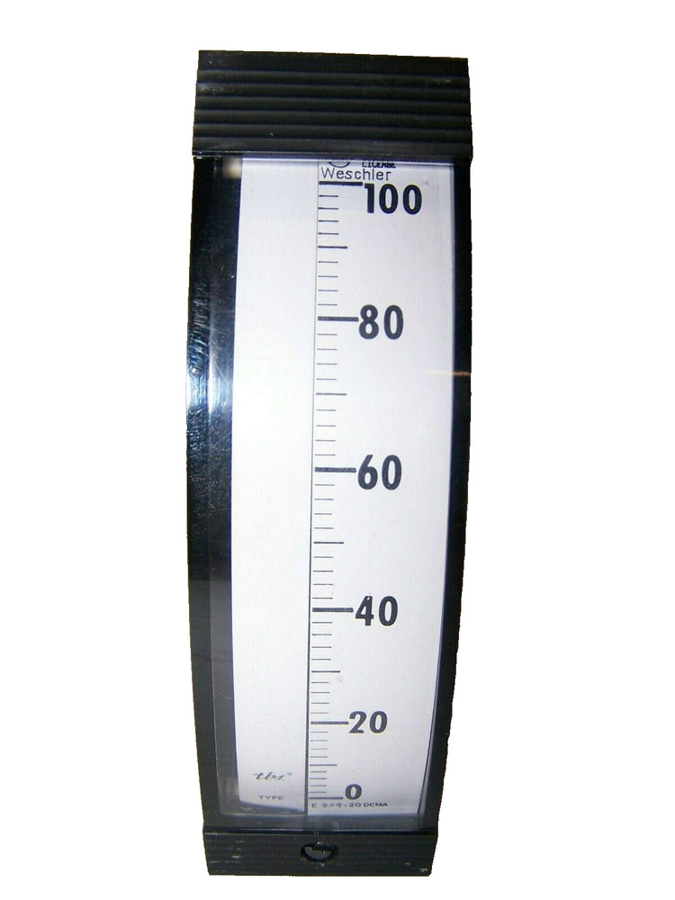 NEW WESCHLER GPM FLOW INDICATOR/PANEL METER 0-100 VX252