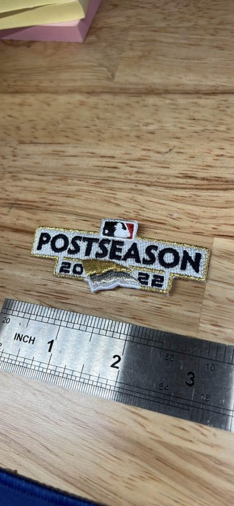 MLB Postseason 2022 Patch LOT OF 3