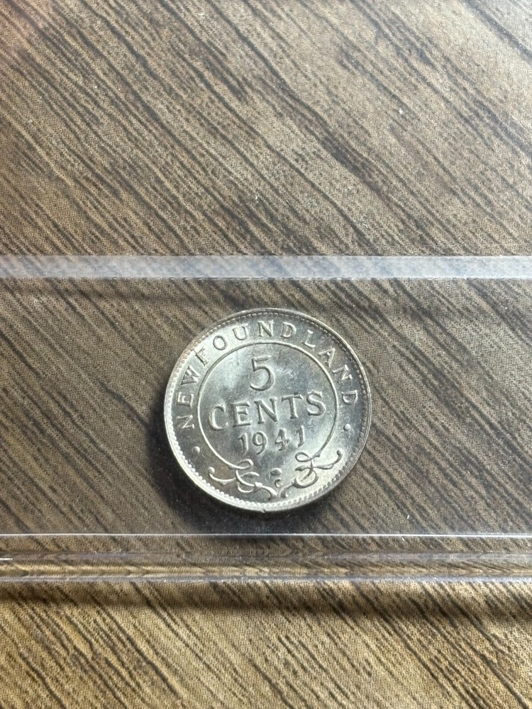 Newfoundland 1941 5 Cents CCCS Graded MS64