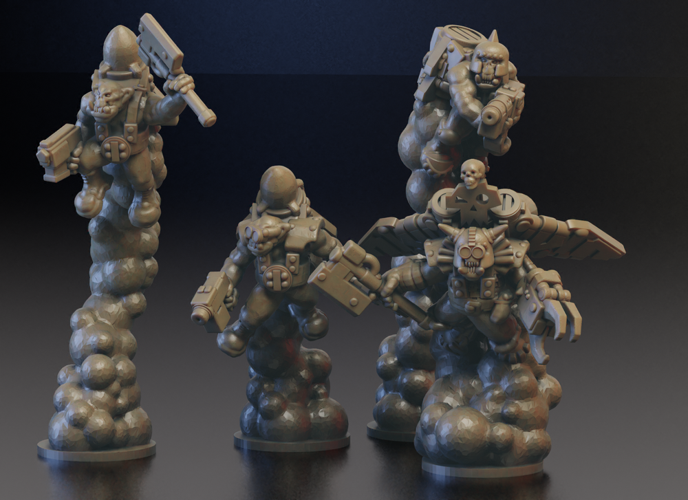 Orc Rocket Troopers - 6mm/8mm - Wakes Emporium