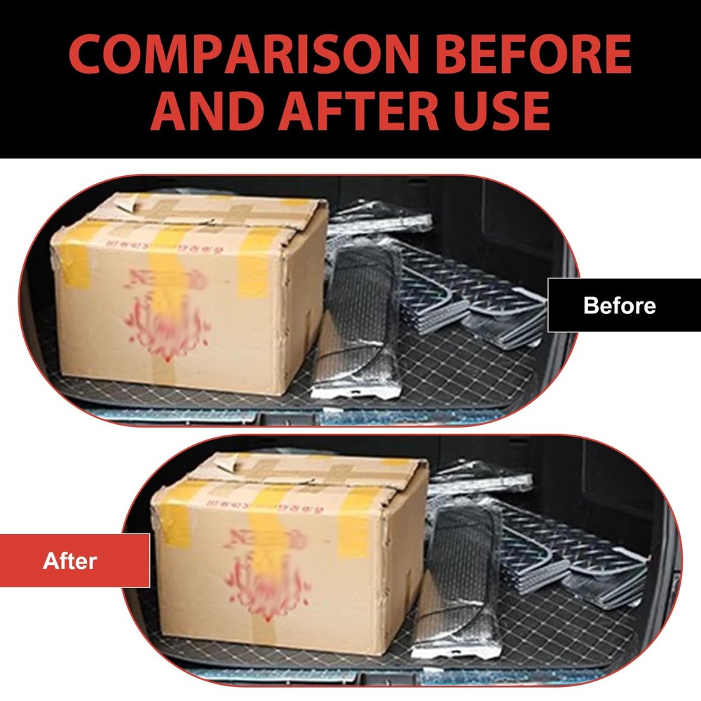 1 PC Rear Cargo Net Elastic Stretchable Trunk Storage Net Adjustable Mesh Hooks