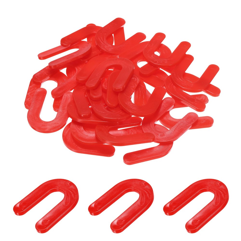 70 PCS Tile Leveling Spacers, 1/8" U Shape Tile Spacers Plastic Shims