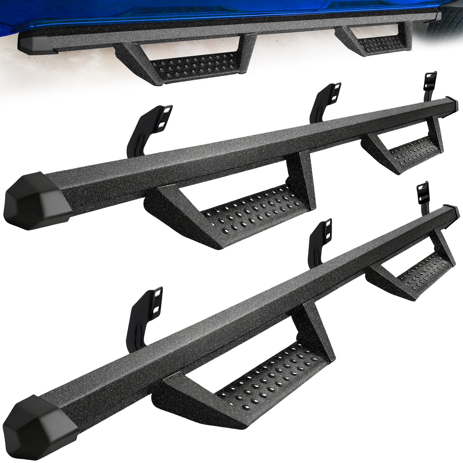 Drop Steps For 2005-2026 Nissan Frontier Crew Cab 4" Running Boards Side Bar