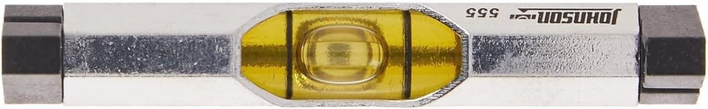 Johnson Level & Tool 555 Aluminum Line Level, 3", Silver, 1 Level