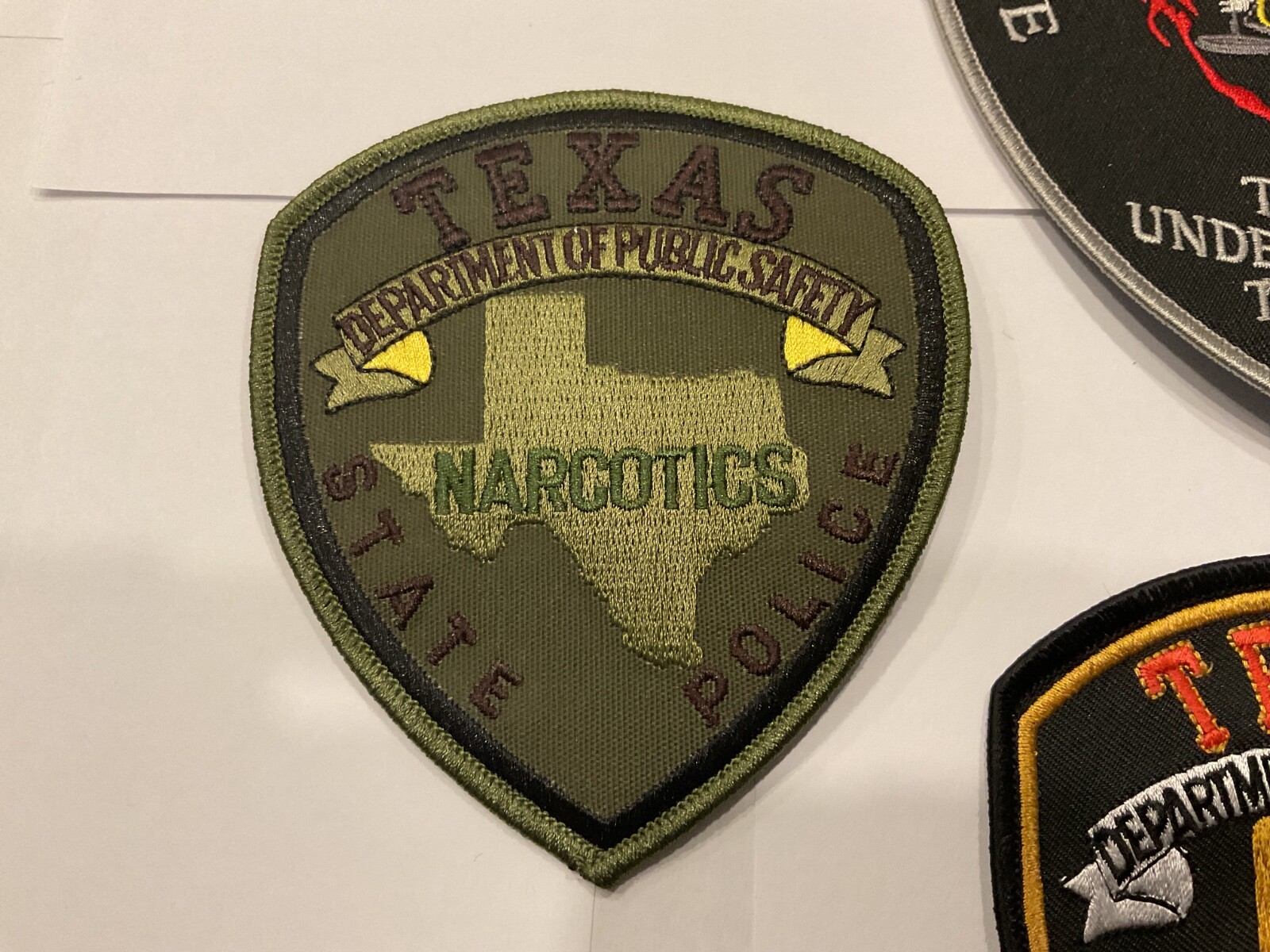 Texas State Police full size collectible patch set 5 new full size patches