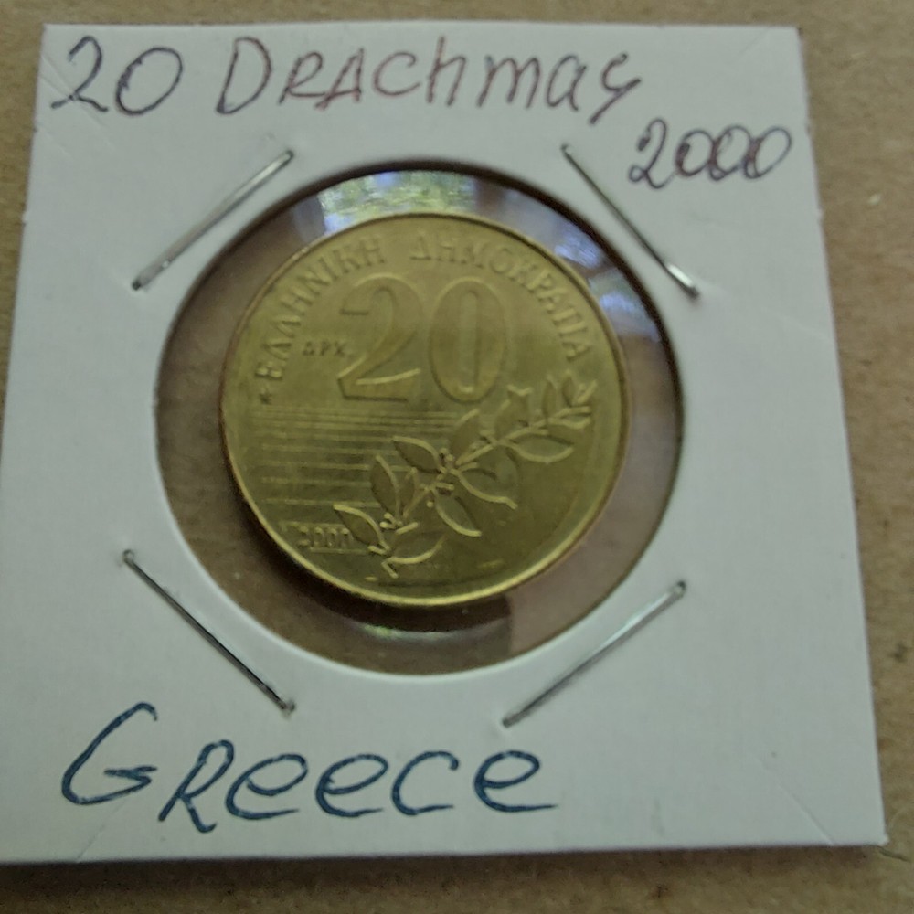 Greece Coins -20 Drachmas 2000.#445