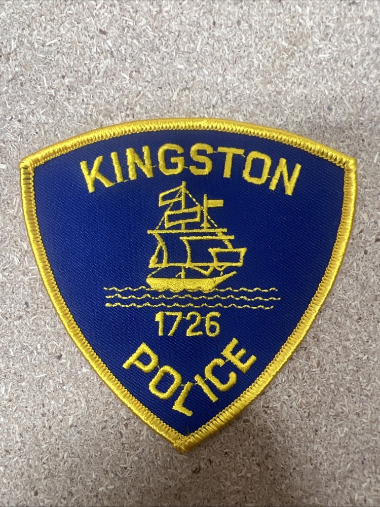 Kingston MA Police Shoulder Patch Massachusetts