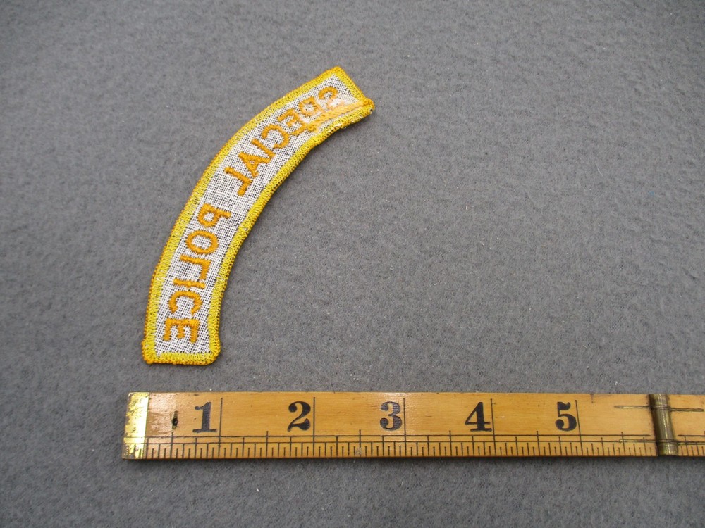 Vintage Special Police Tab Patch R8