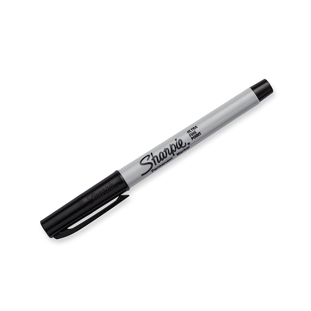 NEW Sharpie Ultra Fine Point 2 Black Permanent Markers (6 Pack)