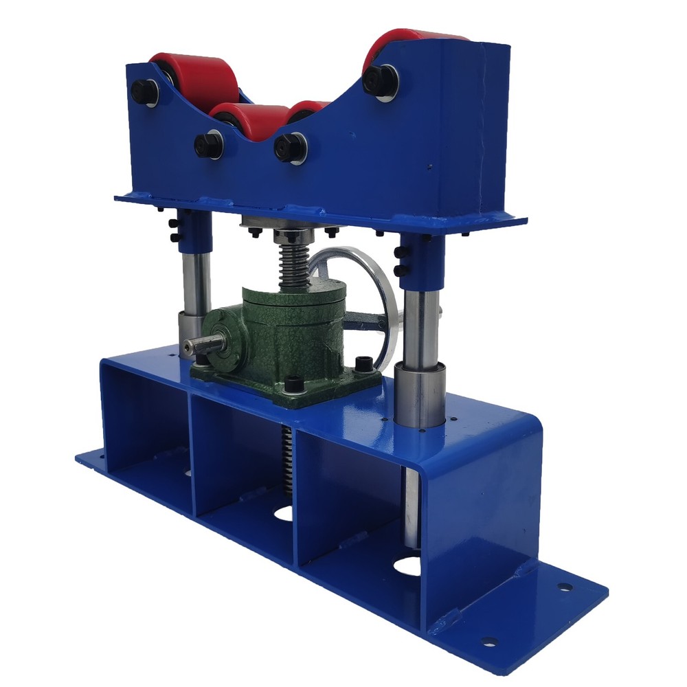 500KG Manual Accurate Rolling Support Frame Welding Screw Type Machine TJ-500