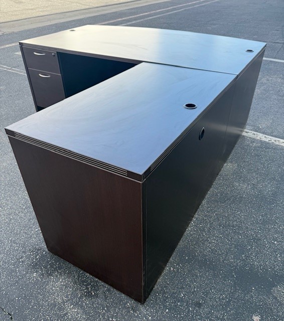 Executive L shape office desk
