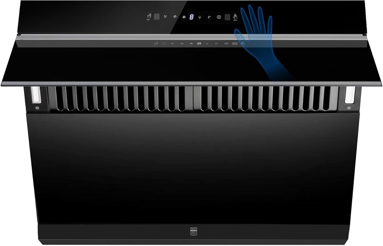 30 inch Under Cabinet Range Hood 900CFM Touch Panel Tempered Glass 3-Speed Fan