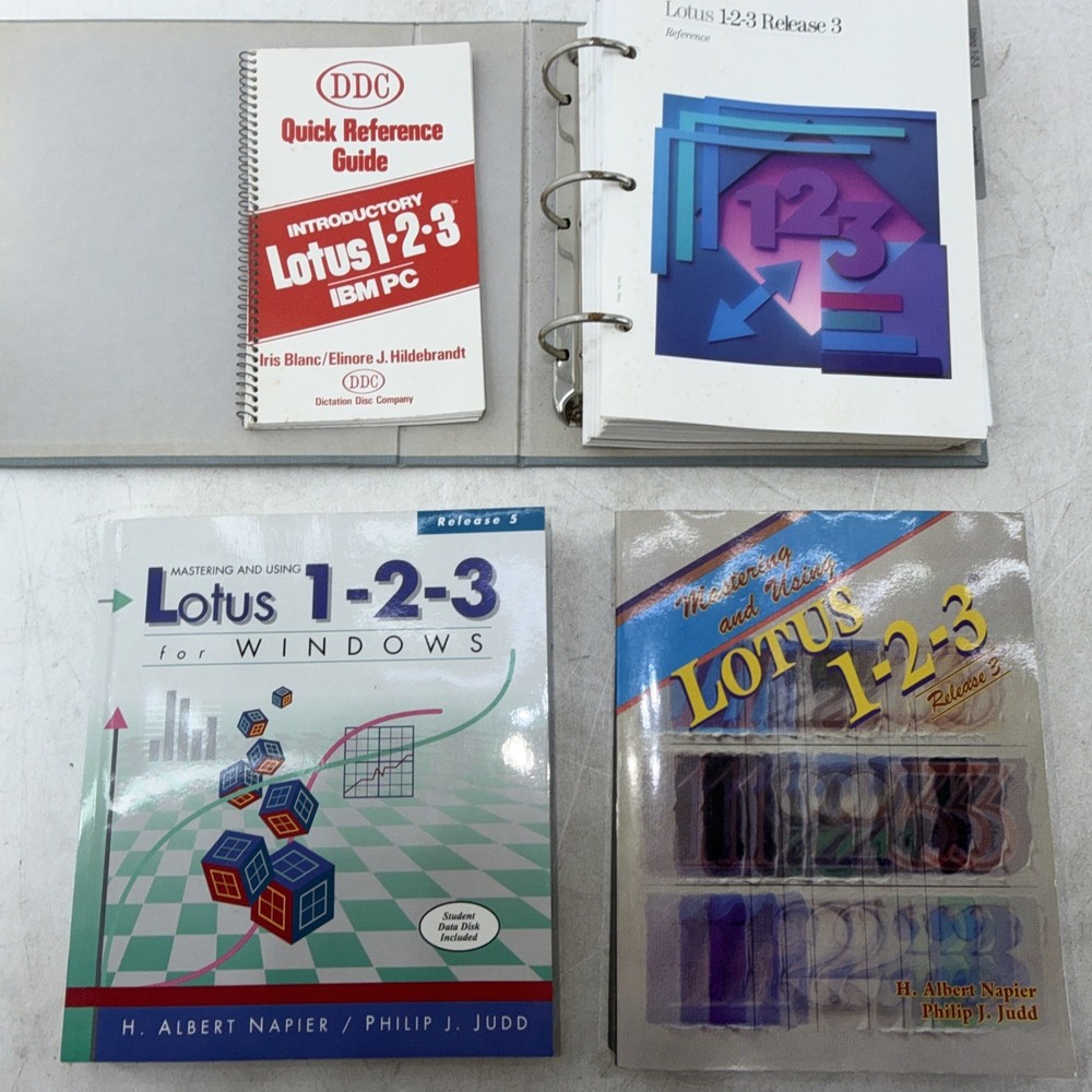 IBM LOTUS 123 RELEASE 3, 5, Mastering And Using Quick Reference Guide