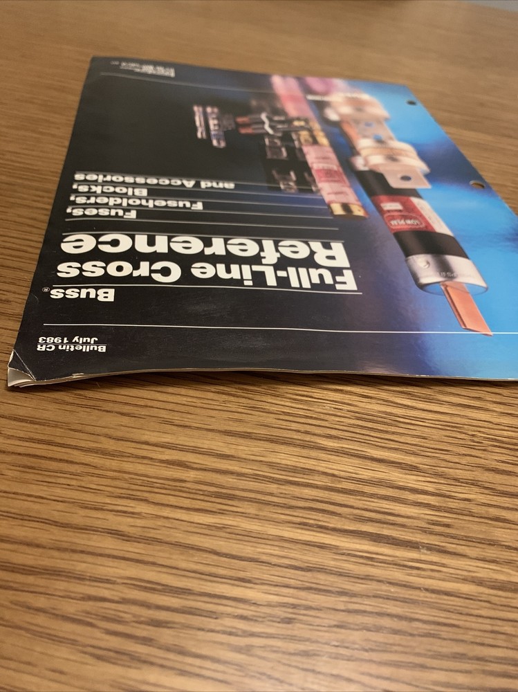 1983 Bussmann / Buss Full Line Cross Reference on fuses, holders, blocks + more