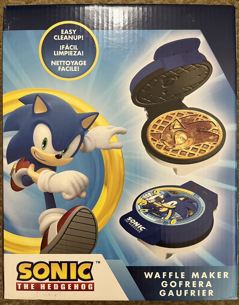 BRAND NEW! Sonic The Hedgehog Waffle Maker
