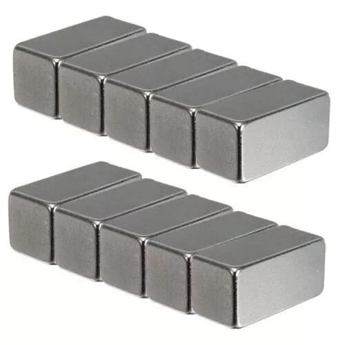 5/10/25 pcs 20x10x10mm N52 Super Strong Block Magnets Rare Earth Neodymium