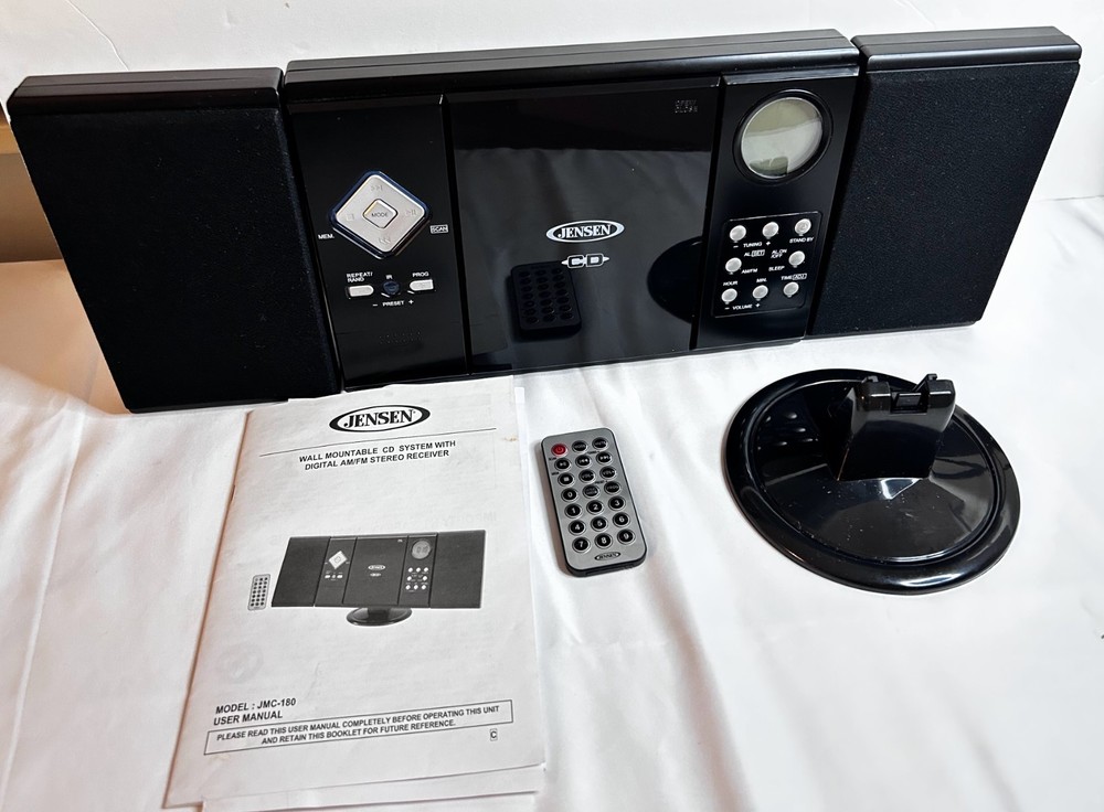 Jensen Wall Mountable CD System, Digital AM/FM Stereo Receiver, New/Open Box