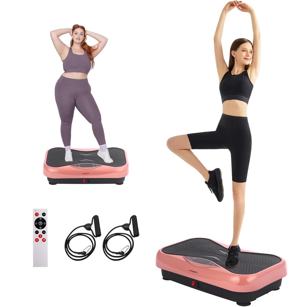 Whole Body Vibration Plate Exercise Machine – Power Vibrating Plate for Lymph...