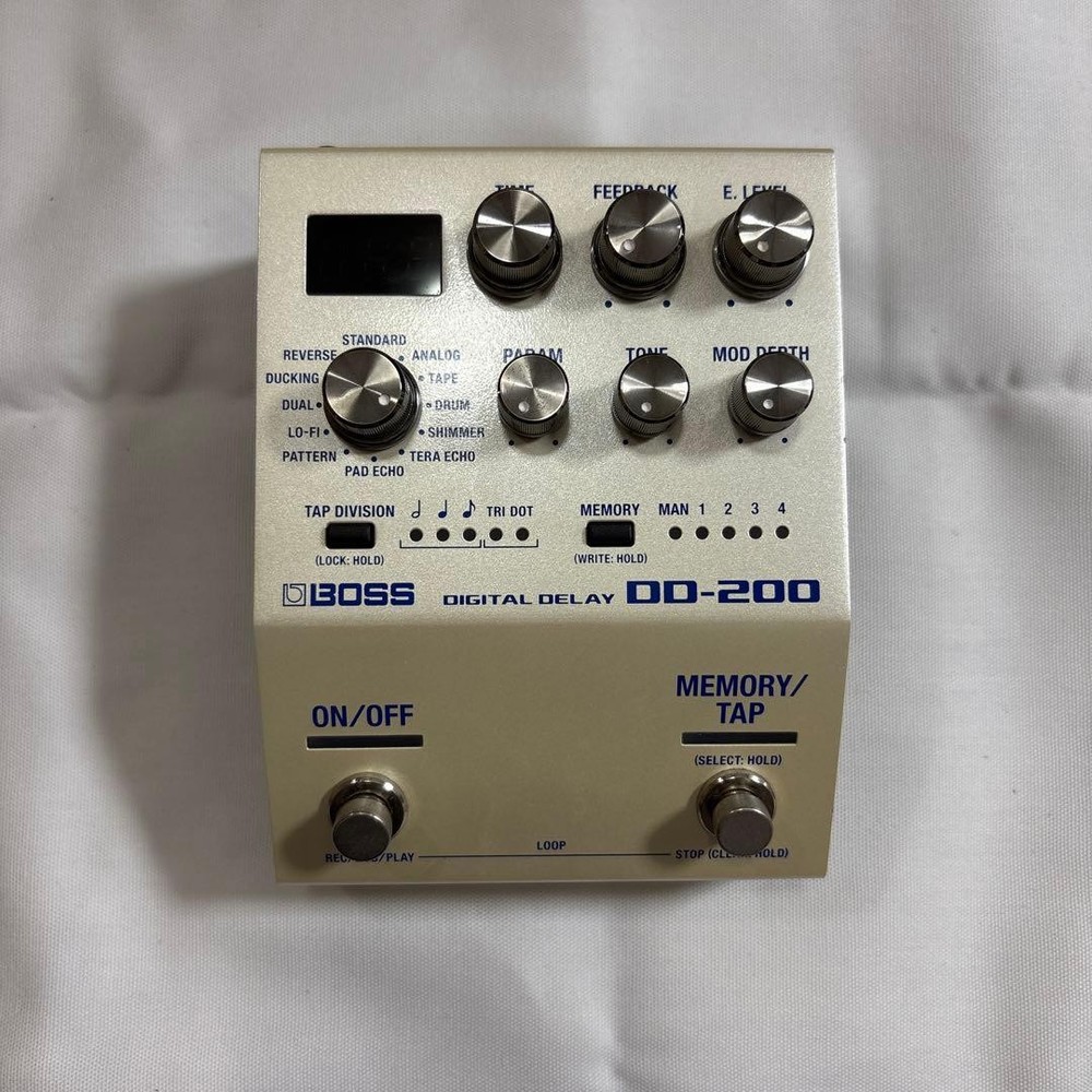 Boss DD 200 Digital Delay Pedal Guitar Effect Time Delay Fully Functional